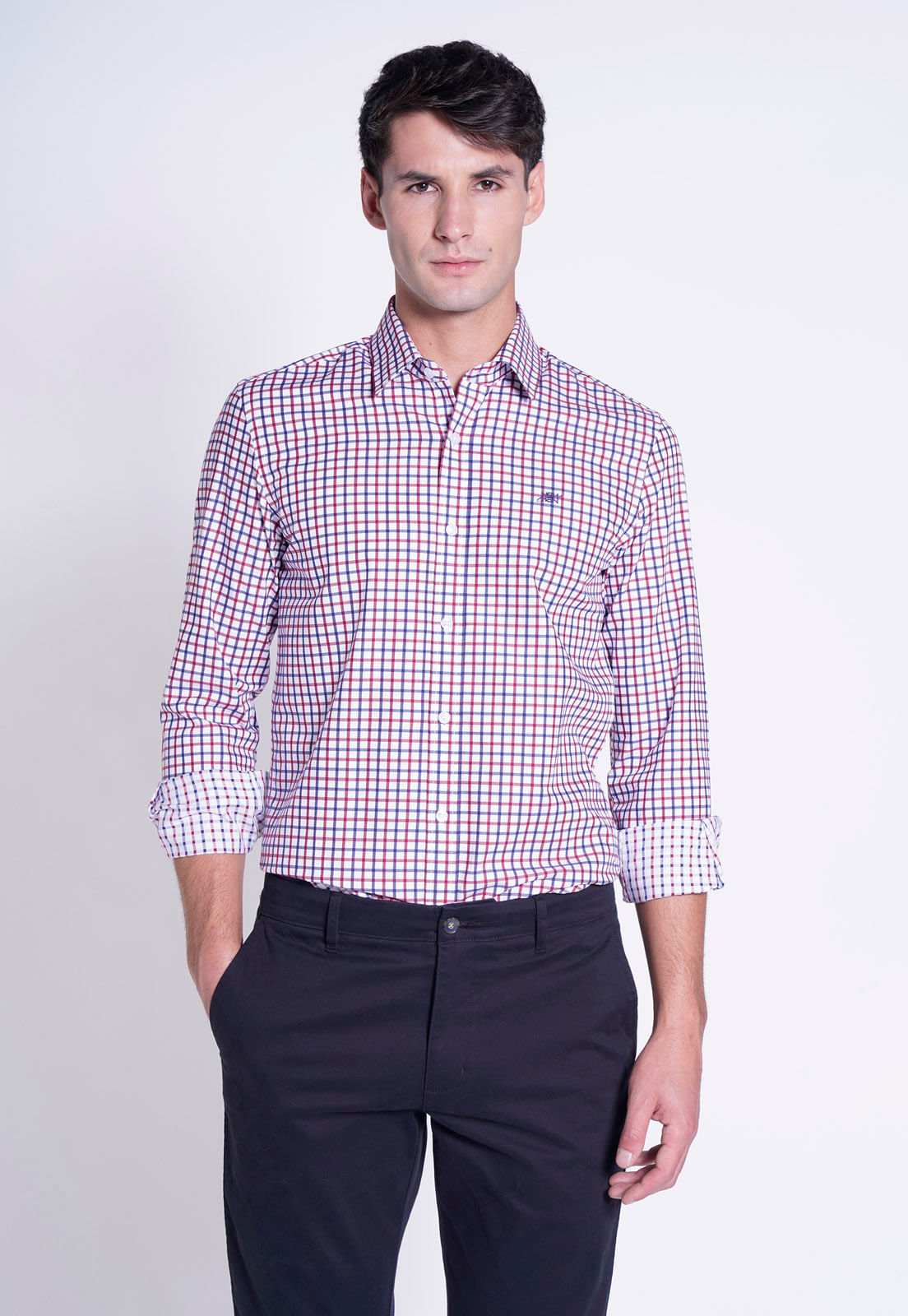 CAMISA PLUM RED