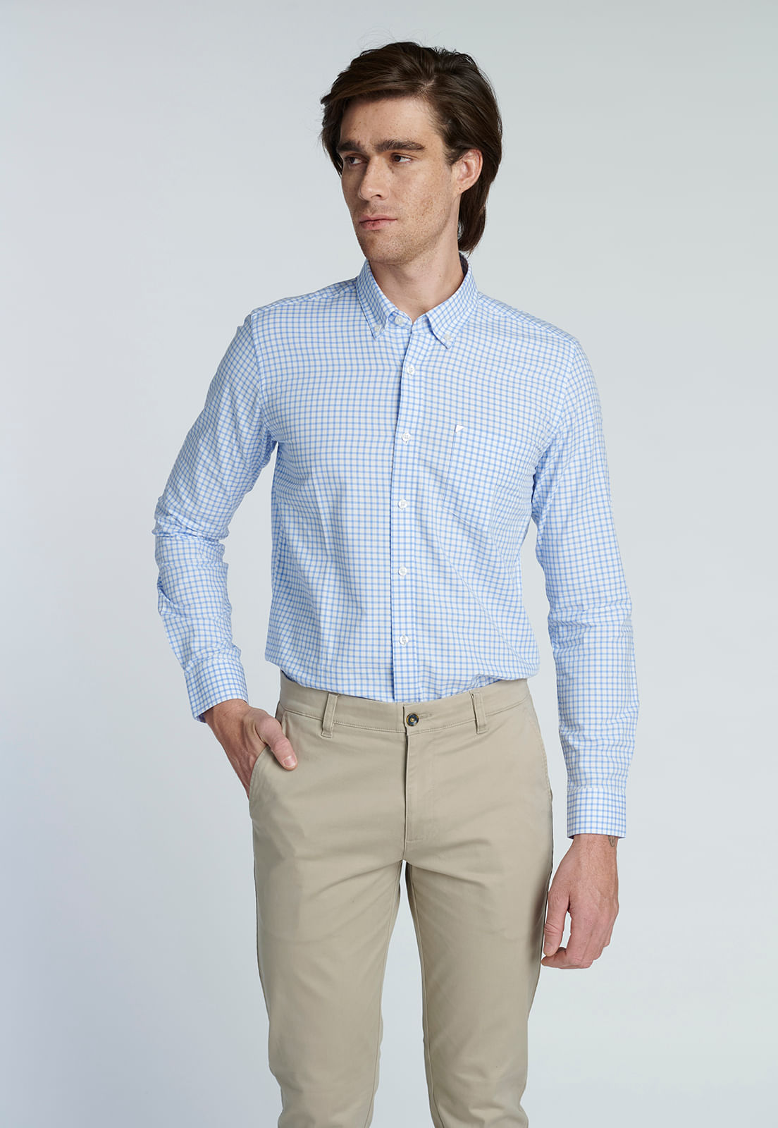Camisa Versailles Sky
