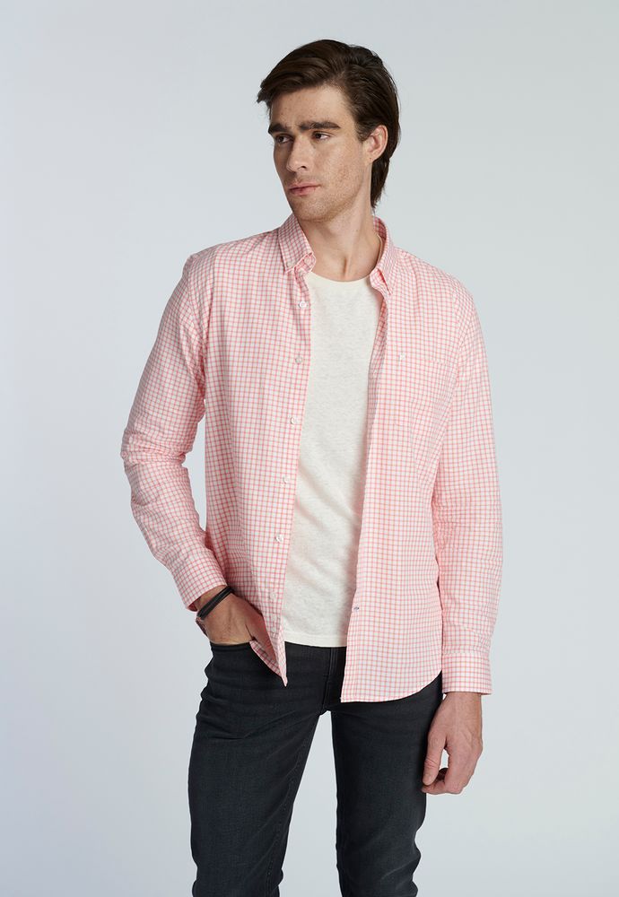 Camisa Versailles Salmon