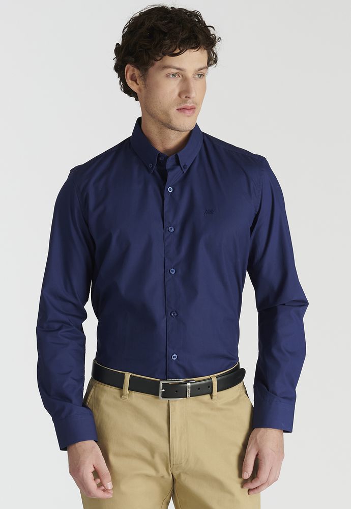 Camisa Oscar Business Navy