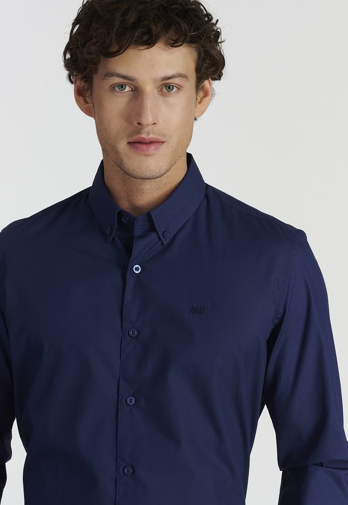 Camisa Oscar Business Navy