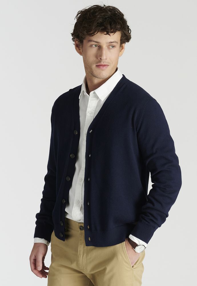 Cardigan Boiro Heritage Navy