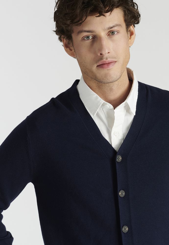 Cardigan Boiro Heritage Navy