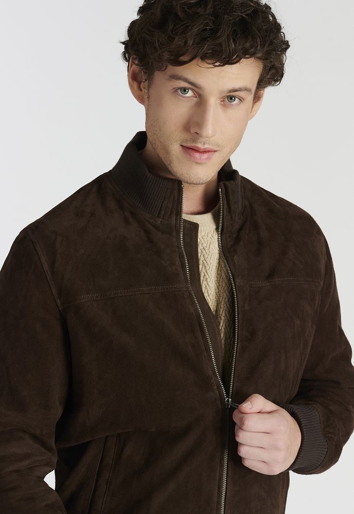 Chaqueta Leather Tier Heritage Brown