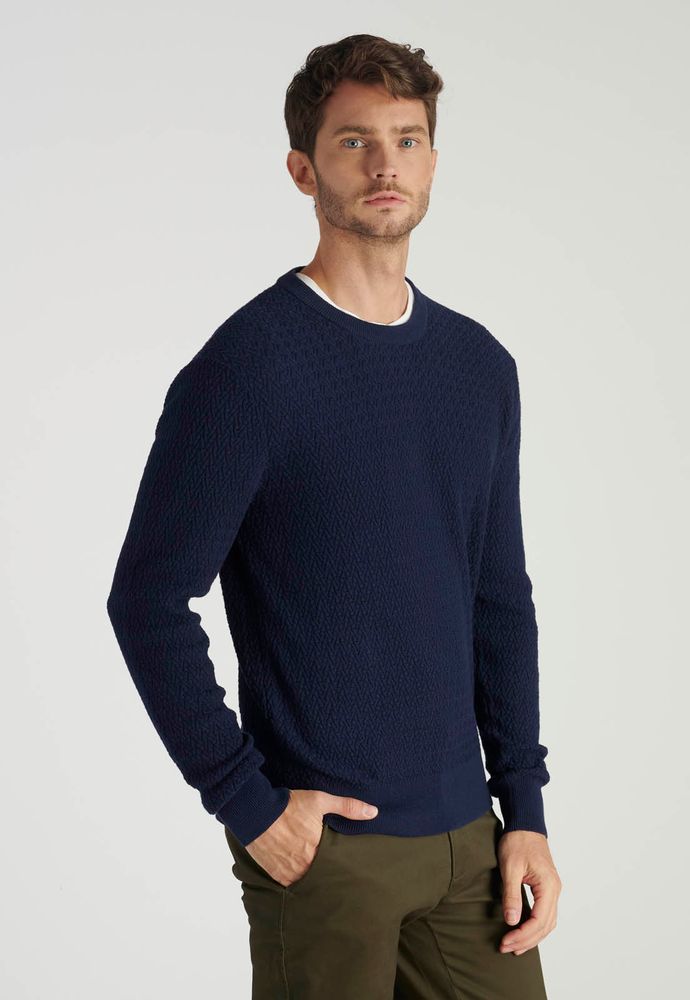 Sweater Leon Heritage Navy