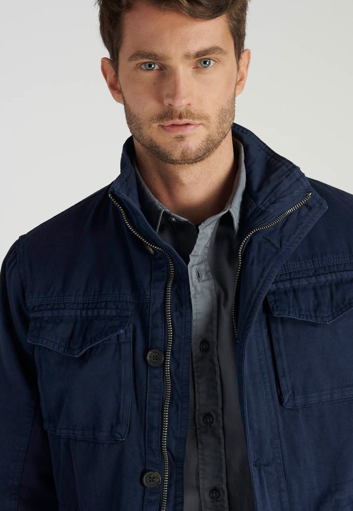 Chaqueta Washed Avant-Garde Navy