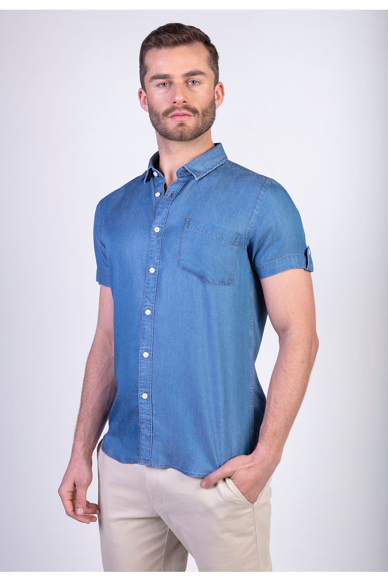 CAMISA GALLOWAY NAVY