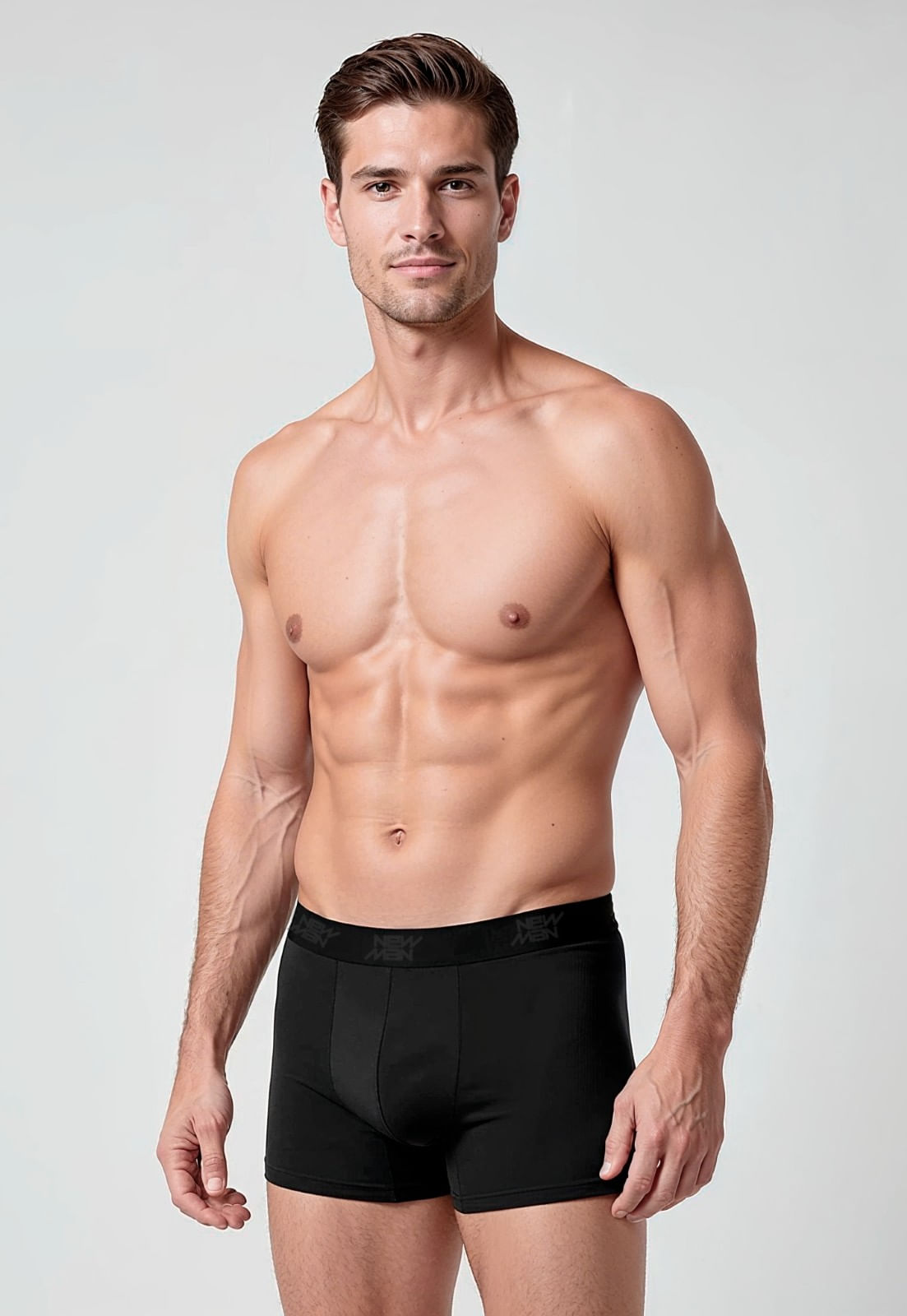 Boxer Tri Pack Newman Casual Black