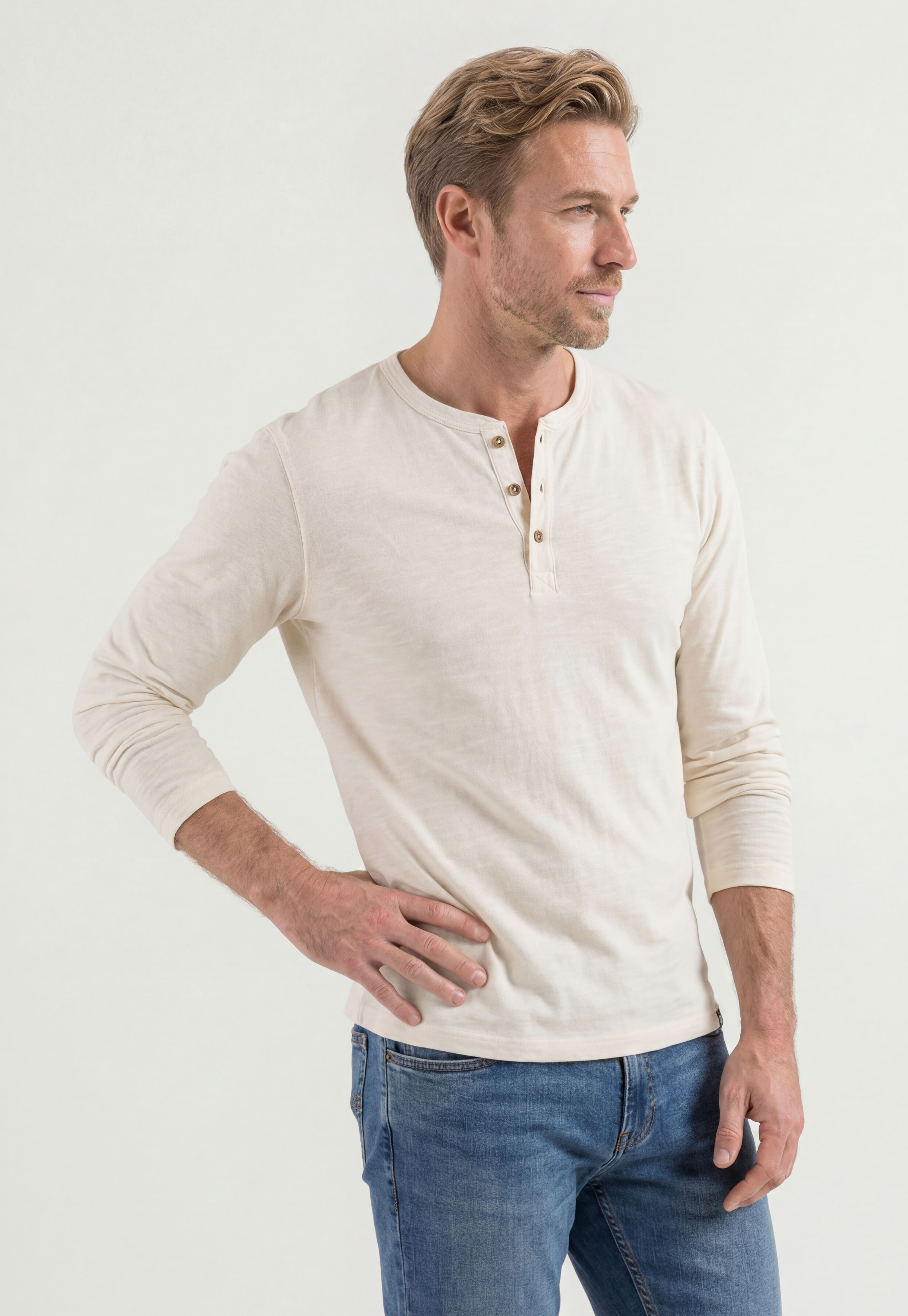 Polera Ibiza Regular Ecru